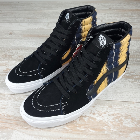 Vans SK8-Hi Denim Stripes Black/True White - Picture 7 of 7